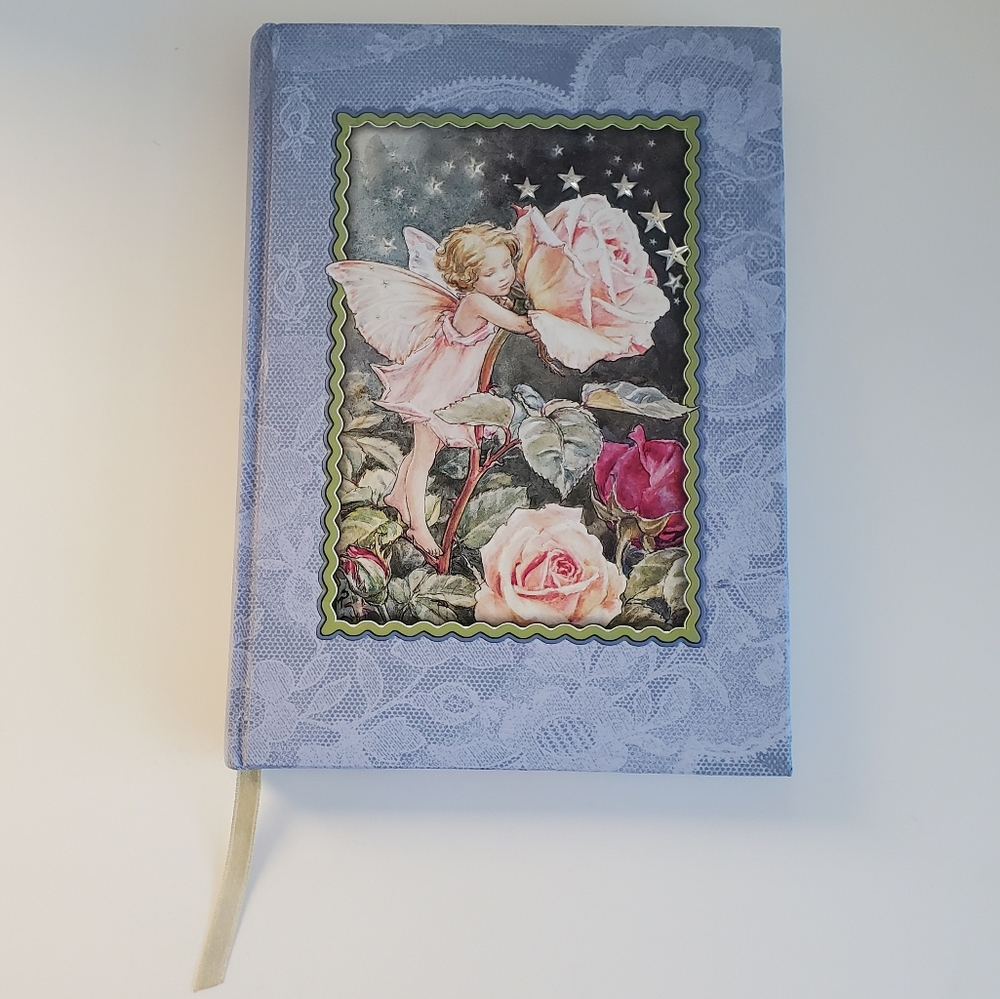 Fairies & Flowers Hardcover Journal 240 Ruled Pgs Cicely Mary Barker Notes*READ*